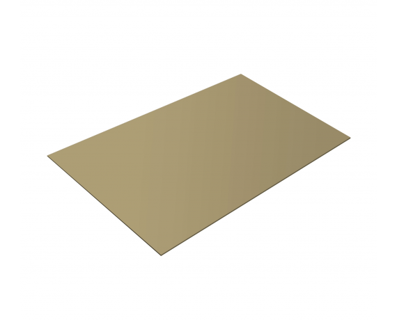 Гладкий лист (1,25*2) Ral 1014 (Слоновая кость) 0,45 мм