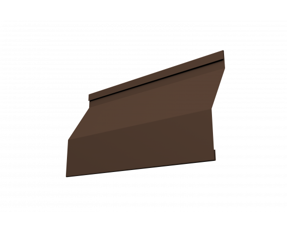 Ламель забора жалюзи Milan Slim 0,45 PE-Double RAL 8017 шоколад