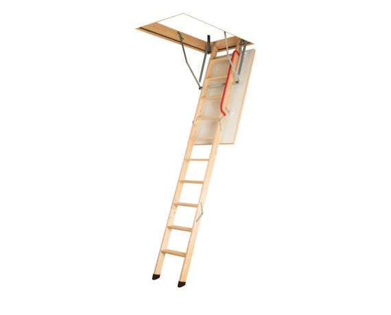 Лестница KOMFORT Plus(LWK) 70*130*335 (дерев.,крышка белая,36мм)