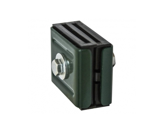 Крепление 2 Скобы и болт М6х40 RAL 6005 Зеленый