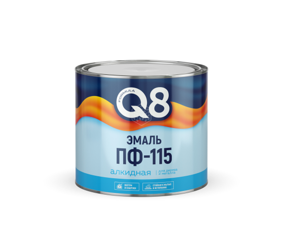 FORMULA Q8 Престиж Эмаль ПФ-115 белая 1,9 кг