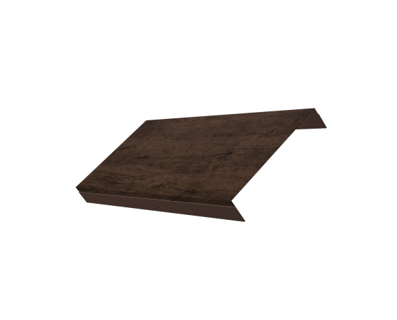 Ламель обратная 150 забора жалюзи Texas 0,45 Print Elite с пленкой Antique Wood TwinColor