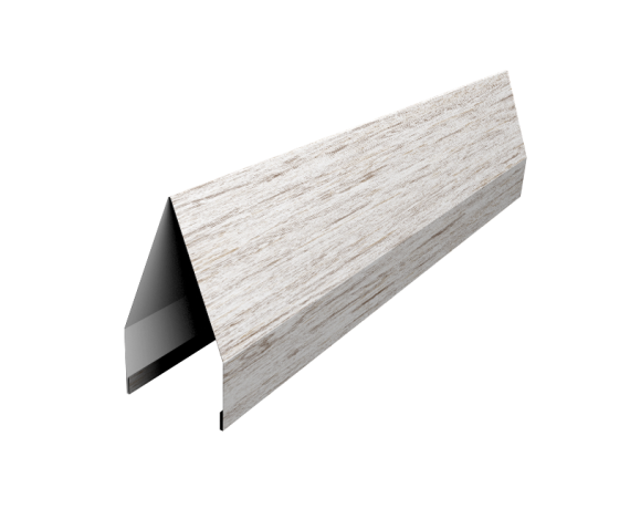 Ламель забора жалюзи Tokyo new 0,45 Print Elite Snow Wood TwinColor