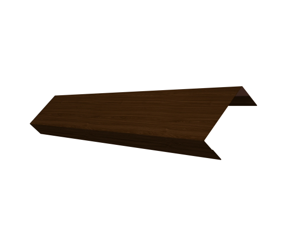 Ламель лицевая 50 забора жалюзи Texas 0,45 Print Elite с пленкой Choco Wood TwinColor