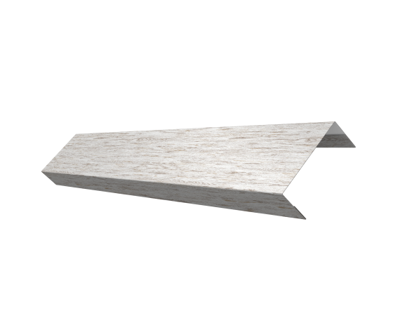Ламель обратная 50 забора жалюзи Texas 0,45 Print Elite с пленкой Snow Wood TwinColor
