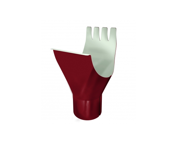 Воронка желоба Optima 125мм RAL 3005