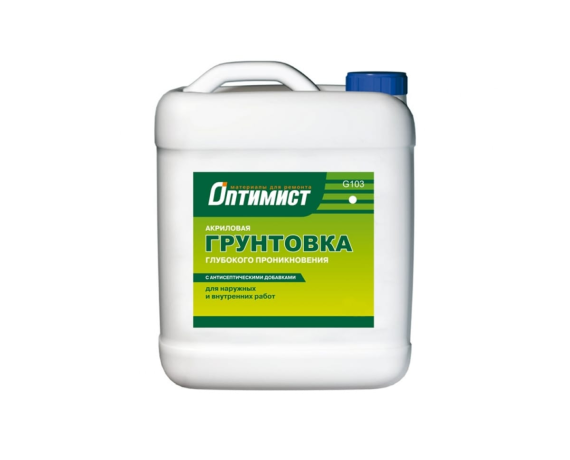 Грунтовка глубокого проник Оптимист G103 (зел эт) 10л