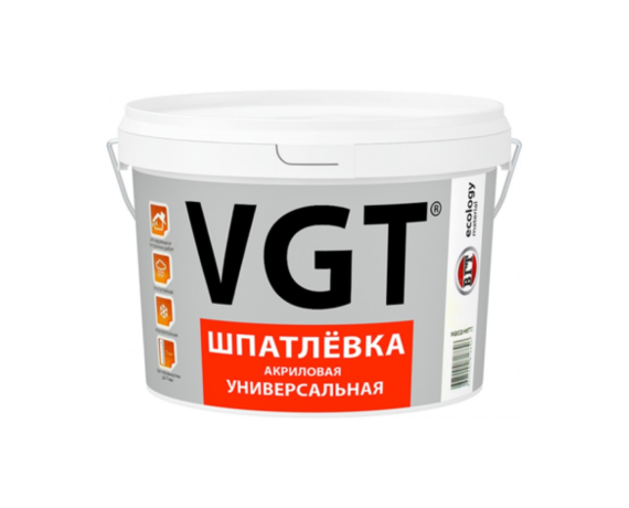 Шпатлевка для наруж. и внутр. работ 1,7кг VGT