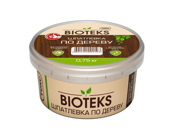 Шпатлевка по дереву BIOTEKS/ПРОФИ белая 0,75кг ТЕКС