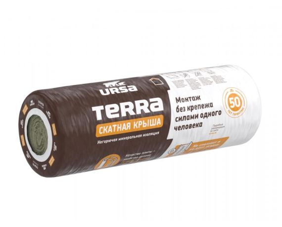 URSA TERRA 35 Скатная крыша 3900*1200*150 ((4,68м2;0,702м3/уп)18уп/пал)