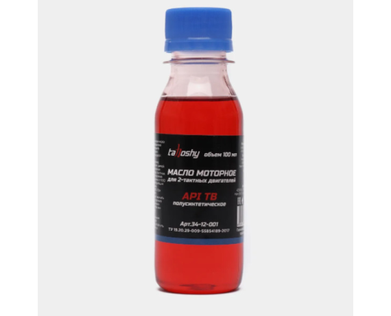 Средство для смазки 2Т двигателей полусинтетика API TB. 0,1 л Tahoshy(40),cинее№1