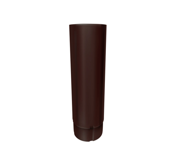 Труба круглая 3м Optima 125мм RAL 8017 Matt