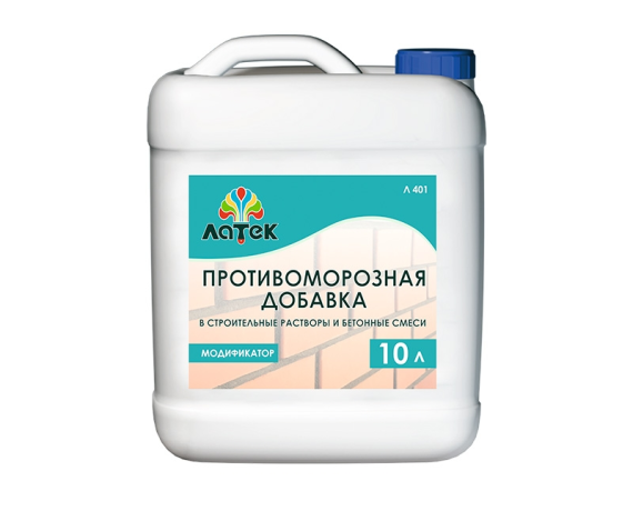 Модификатор Противоморозная добавка в строительные и бетонные смеси 10 л