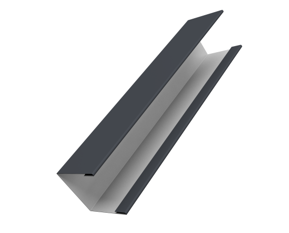 Крышка жалюзи Milan Slim 0,45 Drap RAL 7024 мокрый асфальт (3м)