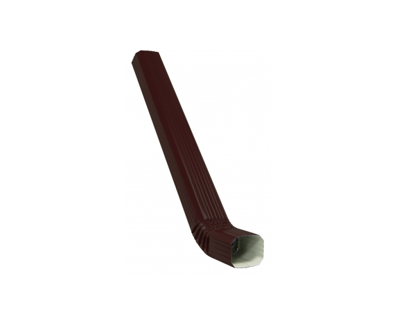 Труба прямоугольная с коленом 1м Vortex RAL RR-32