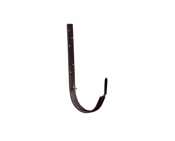 Крюк длинный полукруглый Optima 125мм RAL 8017