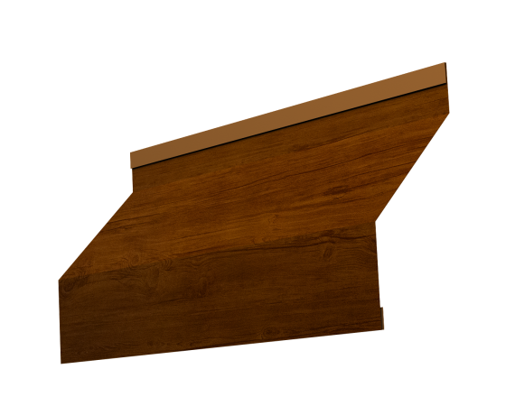 Ламель забора жалюзи Milan new 0,45 Print Premium с пленкой Golden Wood Intense FTC