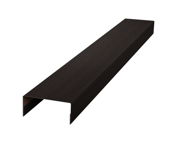 Крышка 30х15 жалюзи Texas 0,45 Print Elite с пленкой Coffee Wood TwinColor 1.50