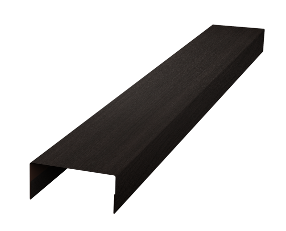 Крышка 45х20 жалюзи Texas 0,45 Print Elite с пленкой Coffee Wood TwinColor 2.30