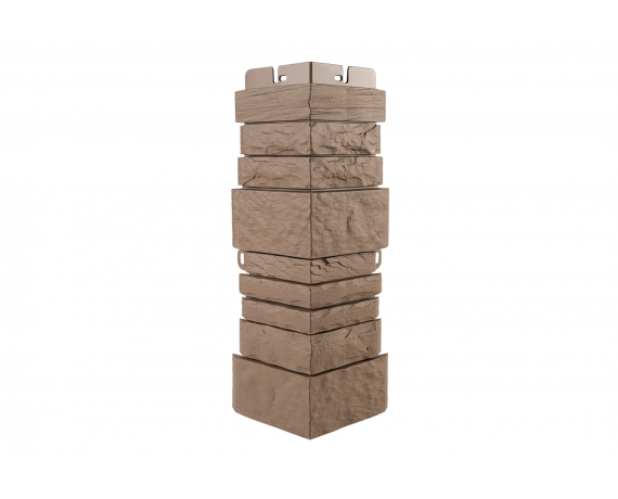 Наружный угол Альта-Профиль Шотландия ЭКО Терракотовый 450*160*35