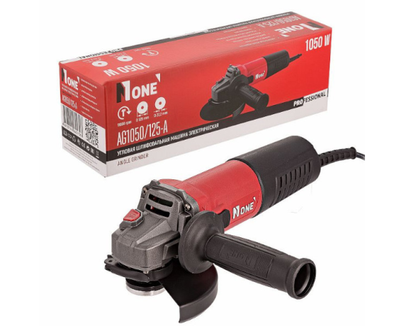 УШМ AG1050/125-A Number one (125мм,1050Вт,быстросъемн.защитн.кожух.повыш.пылезащ.)