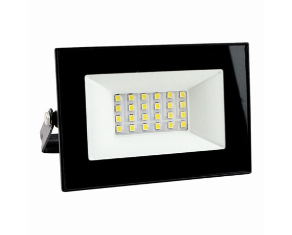 Прожектор с/д PRE LED FL4 20W BLACK IP65 холодный белый