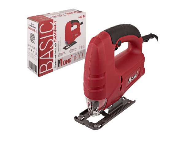 Лобзик Number one JS450/40-1 (450Вт,макс.гл.пропила 55мм,3000 об/мин об./мин)