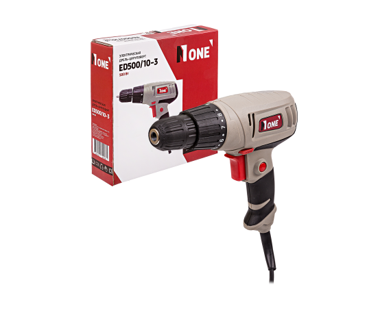 Шуруповерт сетевой Number one ЕD500/10-3 (500Вт,10мм,реверс)