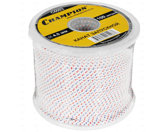 Канат запускной CHAMPION 4,0мм 100м C6003