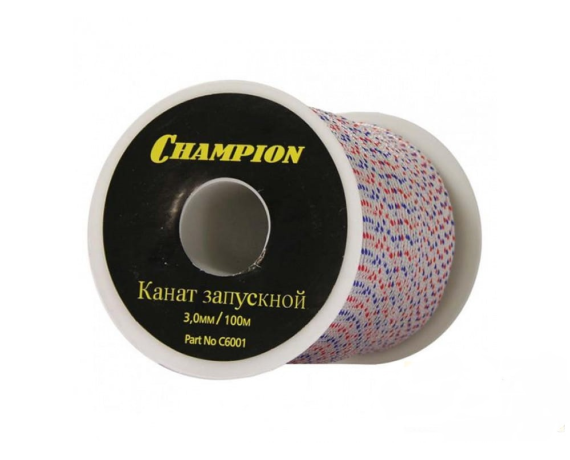 Канат запускной CHAMPION 3,0мм 100м C6001