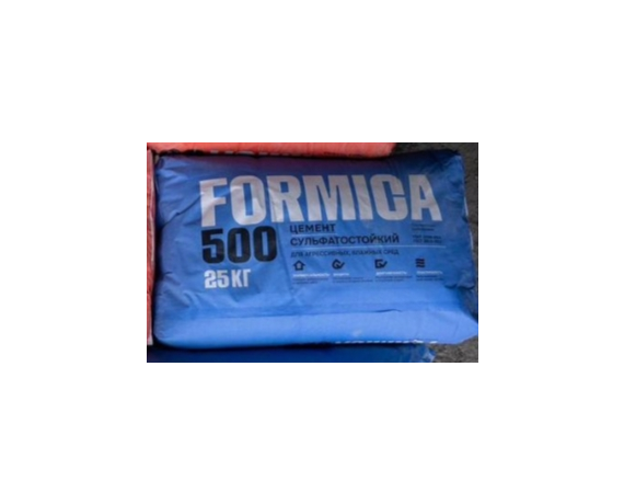 Цемент Серебряковский М 500 Д20 25 кг Formica (синий мешок)