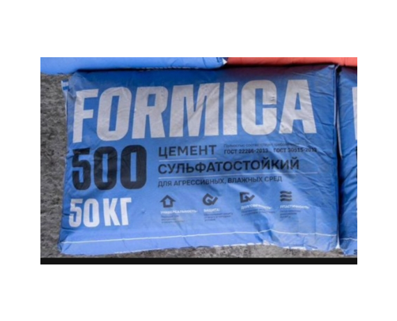 Цемент Серебряковский М 500 Д0 50  кг Formica (красный мешок)
