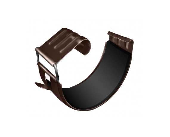 Соединитель желоба Optima 125мм RAL 8017 НАЛ