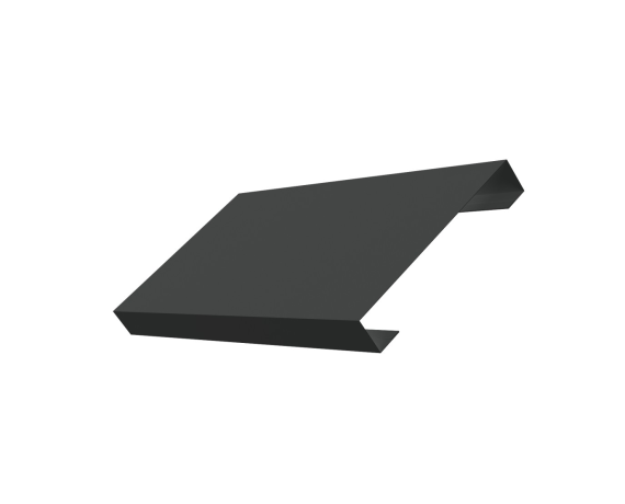 Ламель лицевая 125 забора жалюзи Texas 0,45 PE-Double с пленкой RAL 7016 антрацитово-серый