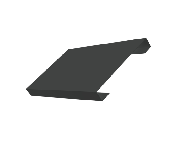 Ламель лицевая 150 забора жалюзи Texas 0,45 PE-Double с пленкой RAL 7016 антрацитово-серый