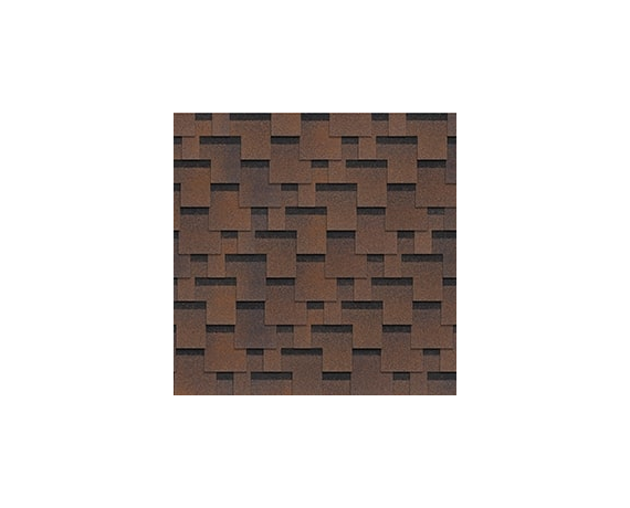 Гибкая черепица ТЕХНОНИКОЛЬ Ультра Фокстрот Кедр