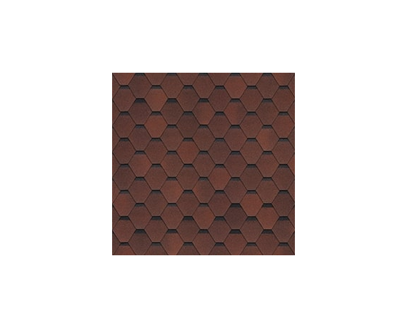 Гибкая черепица ТЕХНОНИКОЛЬ Ультра Самба Рубин