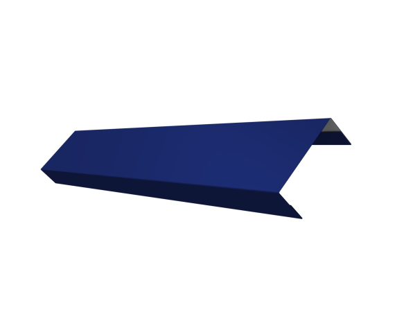 Ламель лицевая 50 забора жалюзи Texas 0,45 PE с пленкой RAL 5002 ультрамариново-синий