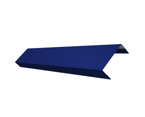 Ламель обратная 50 забора жалюзи Texas 0,45 PE с пленкой RAL 5002 ультрамариново-синий