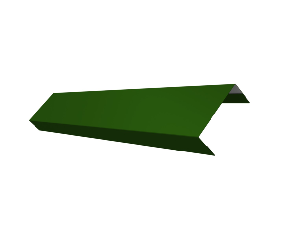 Ламель лицевая 50 забора жалюзи Texas 0,45 PE с пленкой RAL 6002 лиственно-зеленый