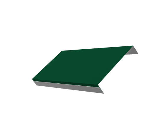 Ламель обратная 150 забора жалюзи Texas 0,45 PE с пленкой RAL 6005 зеленый мох