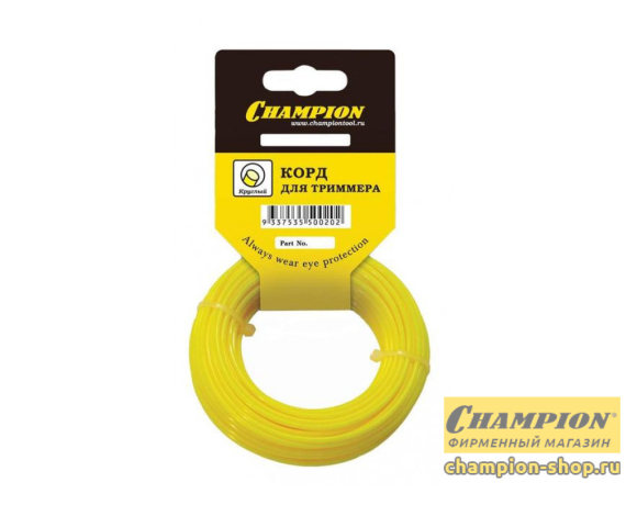 Корд трим. CHAMPION Round 1,6мм*15м(круглый) в мотке. С5001