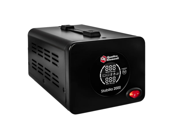 Стабилизатор напряжения напольный QUATTRO ELEMENTI Stabilia 2000(2000ВА,140-270В) 917-667