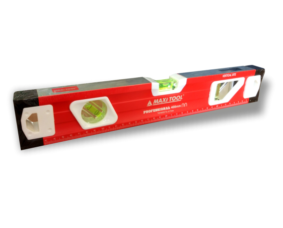 Уровень 19401 красн 40см противоударн. усилен. 3 глазка+перископ+иагнит+линейка(40)Maxi Tool