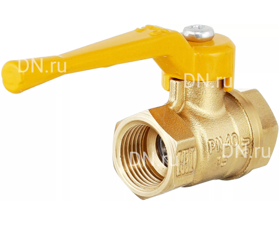 Кран шаровый латунный ВОДА д.25 Р м/м 