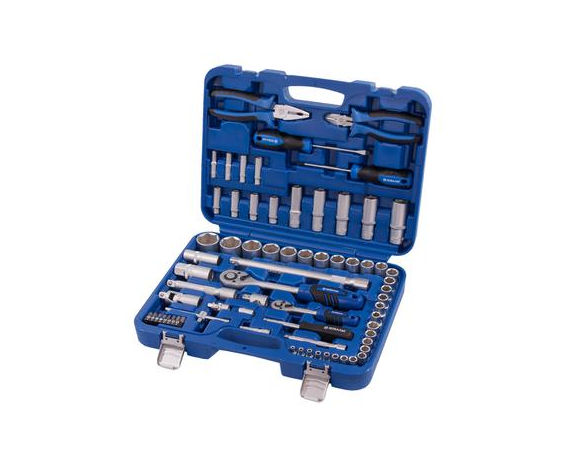Набор инструмента универсальный КОБАЛЬТ 1/4 и 1/2 (69предметов) кейс