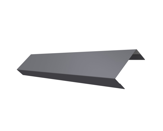 Ламель обратная 50 забора жалюзи Texas 0,45 PE с пленкой RAL 7004 сигнальный серый