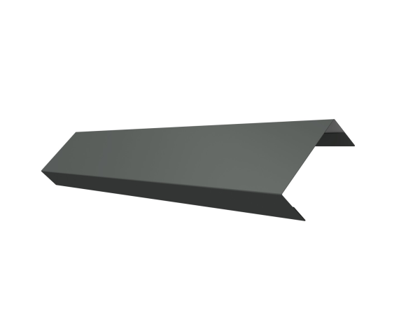 Ламель лицевая 50 забора жалюзи Texas 0,45 PE с пленкой RAL 7005 мышино-серый