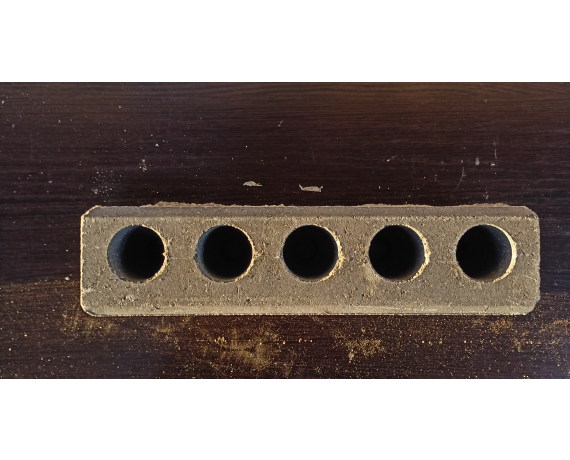 Кирпич гиперпресованный 1,4 НФ половинка С ФАСКОЙ 250*60*88 серый (480 шт/под)