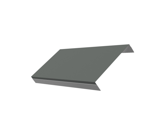 Ламель обратная 150 забора жалюзи Texas 0,45 PE с пленкой RAL 7005 мышино-серый